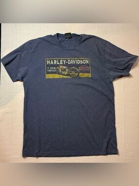 Harley Davidson Visalia CA Patina Graphic Tee Size XL